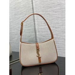 Replica Borsa Hobo YSL Saint Laurent Le 5 A 7 in pelle di tela