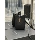 Replica YSL Saint Laurent Le 5 A 7 Mini verticale in pelle conciata al vegetale nera