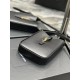 Replica YSL Saint Laurent Le 5 A 7 Mini verticale in pelle conciata al vegetale nera