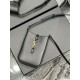 Replica YSL Saint Laurent Le 5 A 7 Mini verticale in pelle conciata al vegetale nera