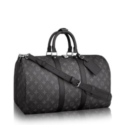 Replica Keepall Bandouliere 55 M40605 Nero