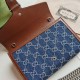 Replica Mini borsa a catena Dionysus 401231 blu