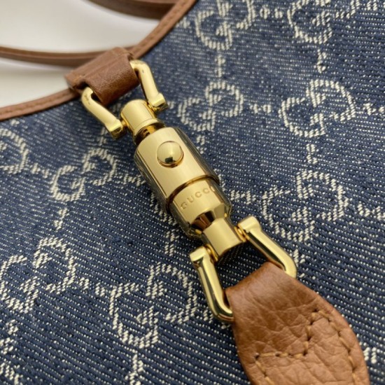 Replica Mini borsa a tracolla Jackie 1961 637092 blu