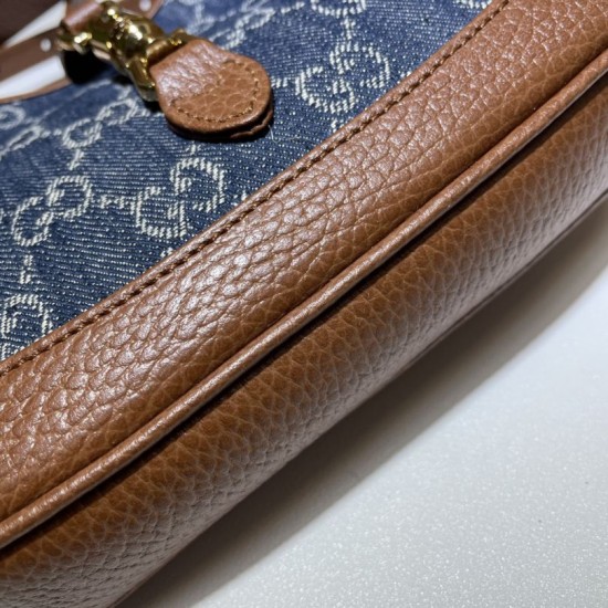 Replica Mini borsa a tracolla Jackie 1961 637092 blu