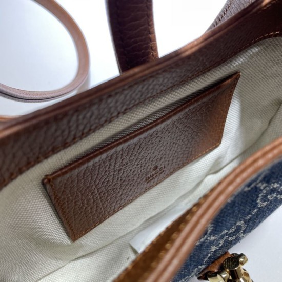 Replica Mini borsa a tracolla Jackie 1961 637092 blu