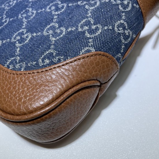 Replica Mini borsa a tracolla Jackie 1961 637092 blu