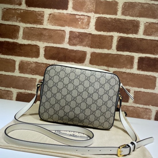 Replica Borsa a tracolla piccola Horsebit 1955 45454 Bianco