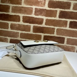 Replica Borsa a tracolla piccola Horsebit 1955 45454 Bianco