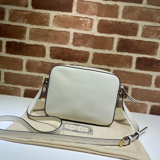 Replica Borsa a tracolla piccola Horsebit 1955 45454 Bianco