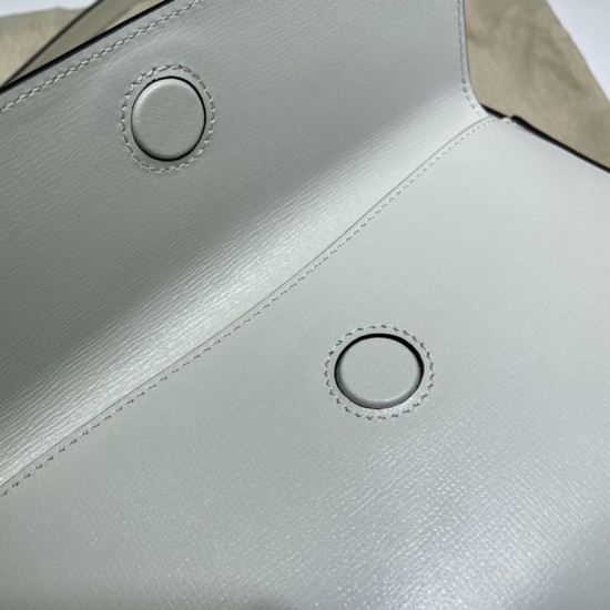 Replica Borsa a tracolla piccola Horsebit 1955 45454 Bianco
