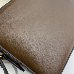 Replica Borsa a tracolla piccola Horsebit 1955 45454 Caffè
