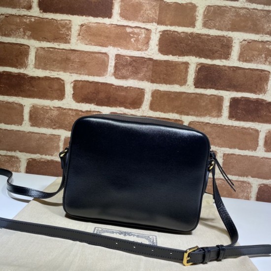 Replica Borsa a tracolla piccola Horsebit 1955 45454 Nera