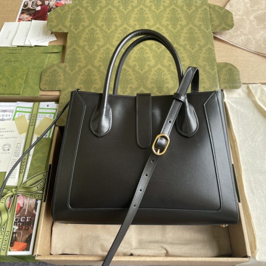 Replica Borsa tote media Jackie 1961 649016 nera