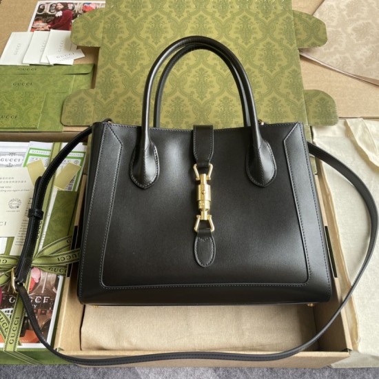Replica Borsa tote media Jackie 1961 649016 nera
