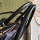 Replica Borsa tote media Jackie 1961 649016 nera