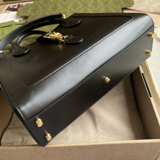 Replica Borsa tote media Jackie 1961 649016 nera