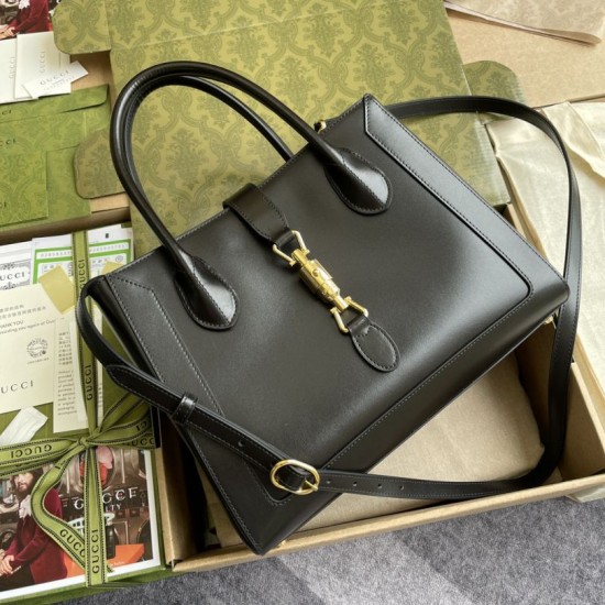 Replica Borsa tote media Jackie 1961 649016 nera