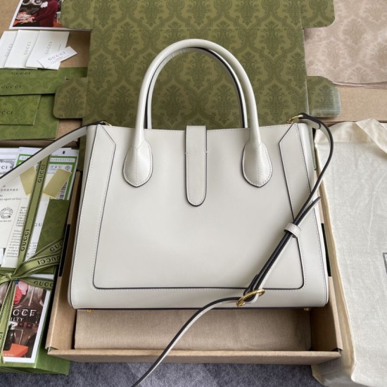 Replica Borsa tote media Jackie 1961 649016 bianca