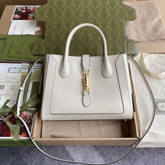Replica Borsa tote media Jackie 1961 649016 bianca