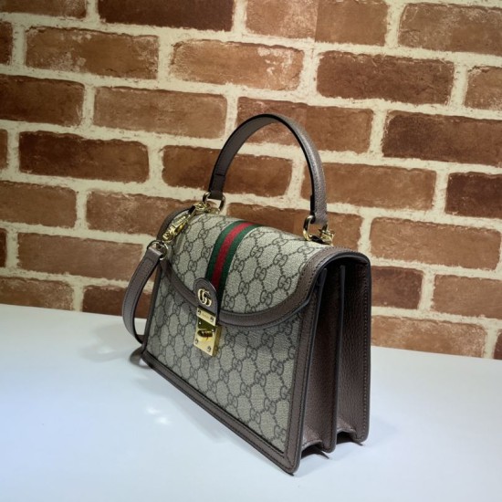 Replica Borsa a mano Ophidia Small con Web 651055