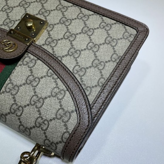 Replica Borsa a mano Ophidia Small con Web 651055
