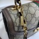 Replica Borsa a mano Ophidia Small con Web 651055
