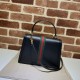 Replica Ophidia piccola borsa con manico superiore con Web 652683 nero
