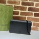 Replica Portafoglio con catena Gucci GG Marmont 497985 Nero
