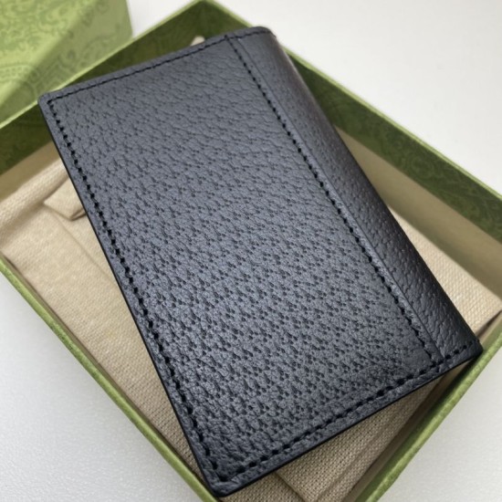 Replica Portacarte Gucci GG Marmont 547075 Nero