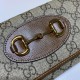 Replica Borsa Gucci 621888 Borsa a catena GG-Supreme Canvas Horsebit 1955