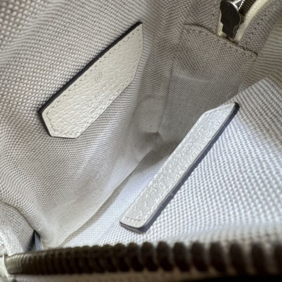 Replica Borsa mini Gucci Ophidia tela GG Supreme 671682 Bianco