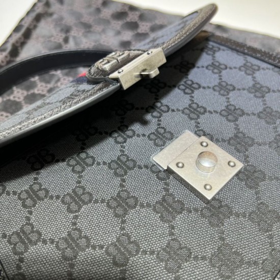 Replica Borsa piccola Hacker Gucci x Balenciaga 680119 nera