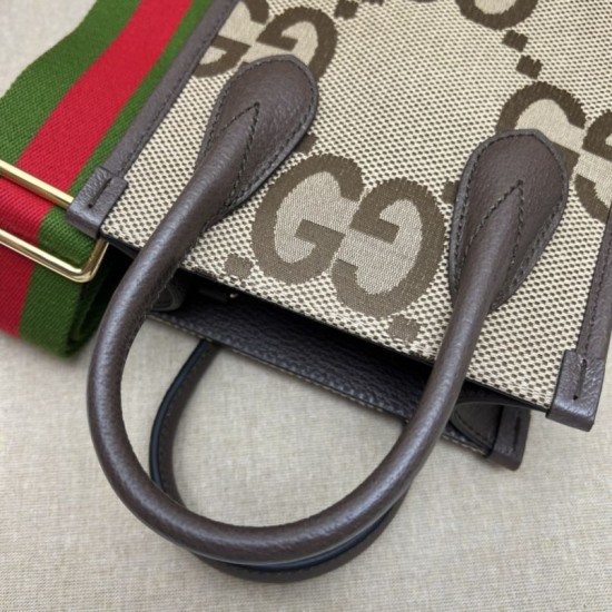 Replica Mini borsa tote Gucci Jumbo GG 699406 Cammello