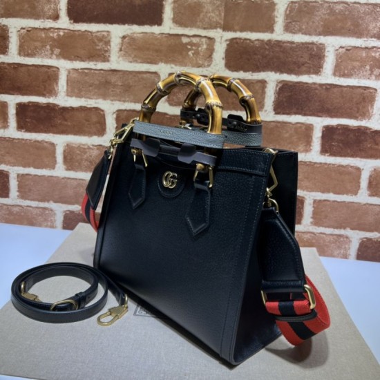 Replica Borsa tote piccola Gucci Diana 702721 Nera