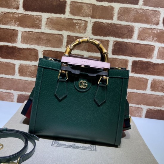 Replica Borsa tote piccola Gucci Diana 702721 Verde