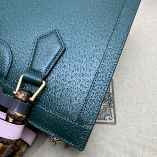 Replica Borsa tote piccola Gucci Diana 702721 Verde