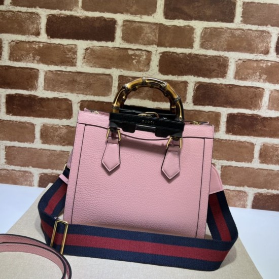 Replica Borsa tote piccola Gucci Diana 702721 Rosa