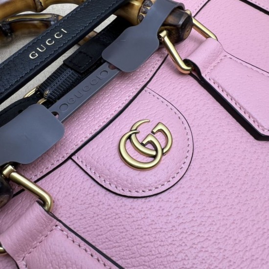 Replica Borsa tote piccola Gucci Diana 702721 Rosa