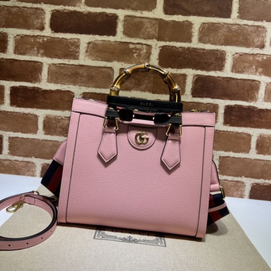 Replica Borsa tote piccola Gucci Diana 702721 Rosa