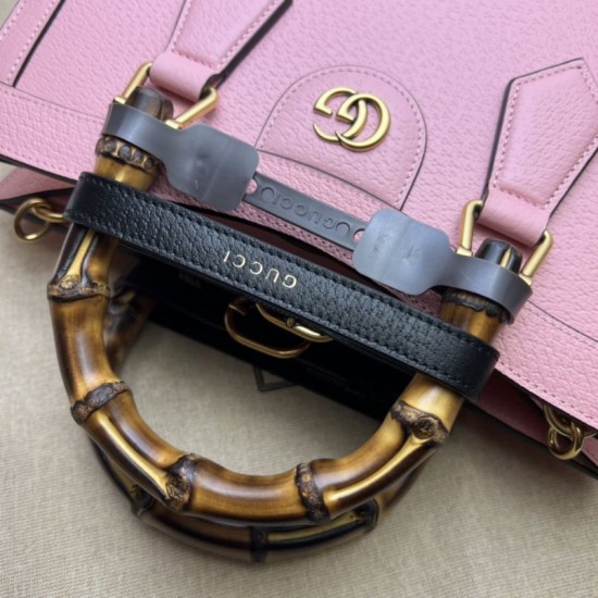 Replica Borsa tote piccola Gucci Diana 702721 Rosa