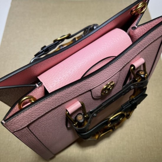 Replica Borsa tote piccola Gucci Diana 702721 Rosa