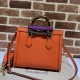 Replica Borsa tote piccola Gucci Diana 702721 Arancione