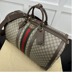 Replica Borsone grande Gucci Jumbo GG 724612 Marrone 52cm
