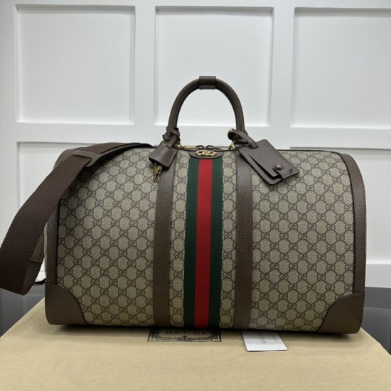 Replica Borsone grande Gucci Jumbo GG 724612 Marrone 52cm