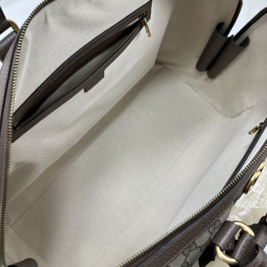 Replica Borsone grande Gucci Jumbo GG 724612 Marrone 52cm