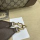 Replica Borsone grande Gucci Jumbo GG 724612 Marrone 52cm