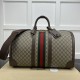 Replica Borsone grande Gucci Jumbo GG 724612 Marrone 52cm