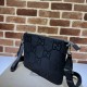 Replica Borsa a tracolla media Gucci Jumbo GG 739668 Nera