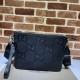 Replica Borsa a tracolla media Gucci Jumbo GG 739668 Nera