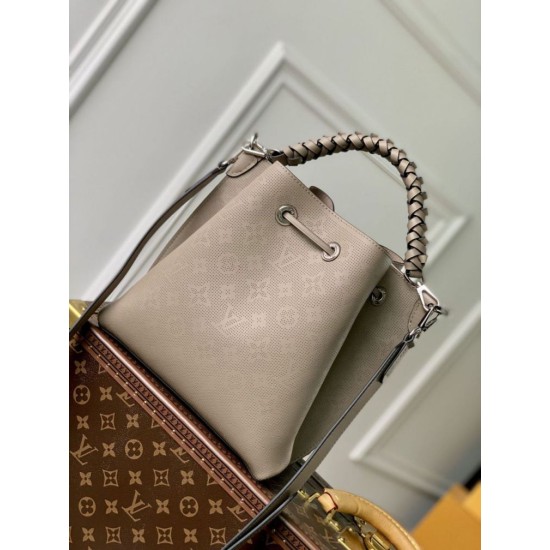 Replica Borsa Secchiello Louis Vuitton Muria Mahina M21006 Grigio